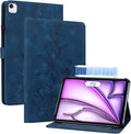 Case for iPad Air 13 Inch M4/M3/M2 (2026/2025/2024), Auto Wake/Sleep Supports Pencil Pro and Pencil(USB-C) Magnetic Multi-Angle Viewing Clasp Cover, Blue