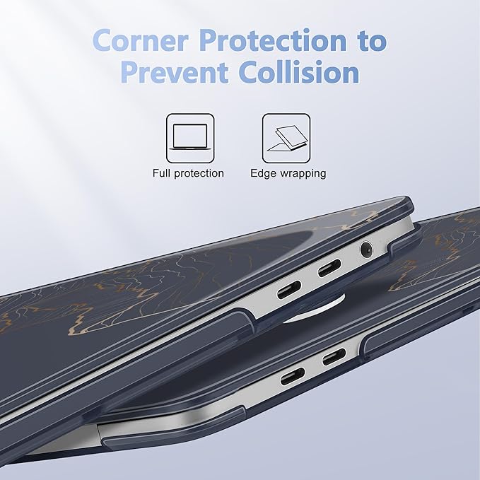 May Chen for MacBook Pro 16 inch A2141 2020 2019 Release, Screen Protector & Keyboard Cover Plastic Soft-Touch Case for MacBook Pro 16-inch with Touch Bar & Touch ID - Gradient Mountain