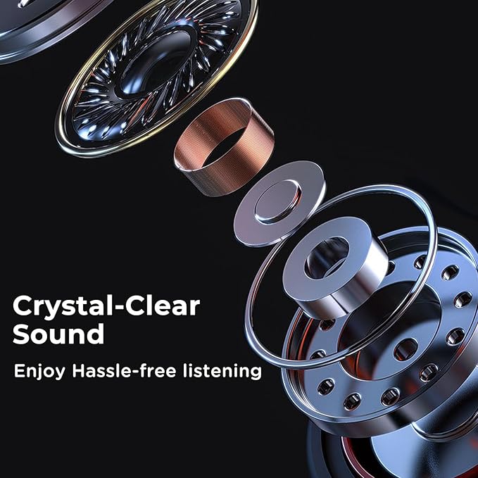 2Pack New Wireless Earbuds Kids with Football Charging Box,Comfortable Fit Ergonomic Design Ear Buds with 40Hrs Playtime,Wireless Bluetooth Earphone for Android iOS Cell Phone Computer Laptop