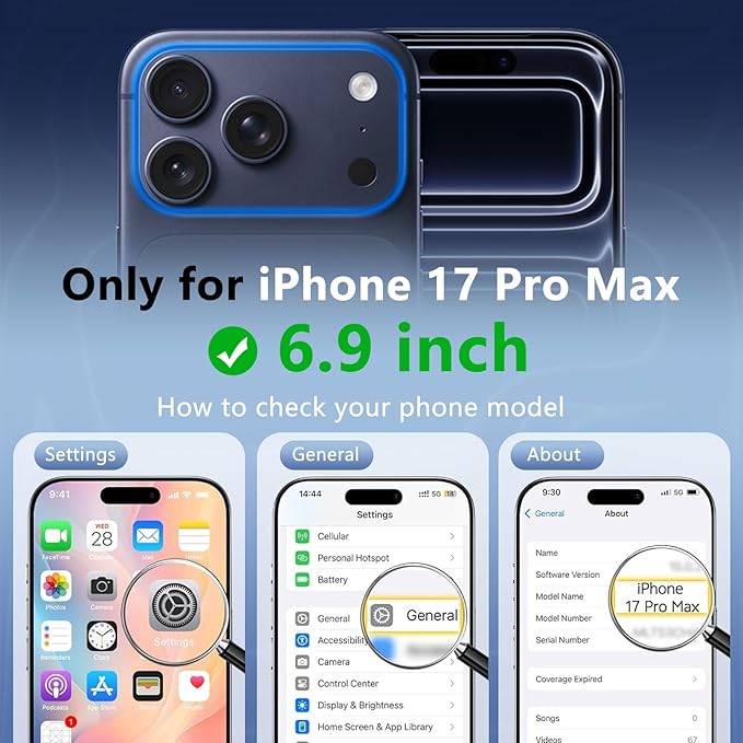 BENTOBEN Magnetic for iPhone 17 Pro Max Case, Cute Wavy [Full Camera Protection][Compatible with MagSafe] Matte Anti-Slip Bumper Women Girls Boys Protective Cover for 17 ProMax 6.9" 2025, Sky Blue