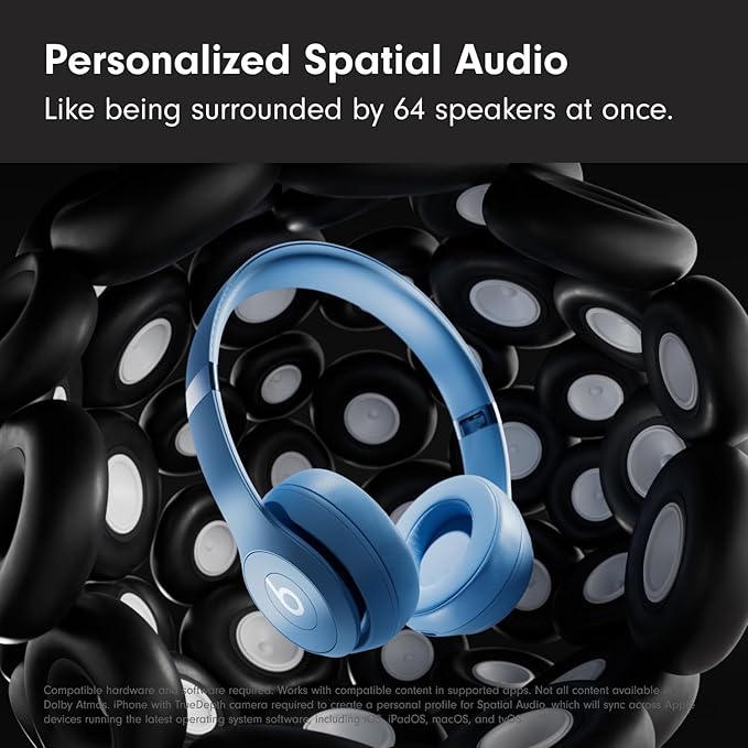 Beats Solo 4 Wireless Headphones with 20W Power Adapter - Slate Blue