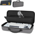 75% Keyboard Case, Hard Shell Travel Carrying Bag for Aula F75 Gasket Mechanical Keyboard, Compatible with ASUS ROG 75% Wireless Hot Swappable Gaming Keyboard
