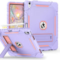 Grifobes Case for iPad Air 13-inch (M4/M3/M2) 2026/2025/2024, Heavy Duty Shockproof Rugged Protective Cover with Pencil Holder/Built-in Stand for i Pad Air 13" (Purple)