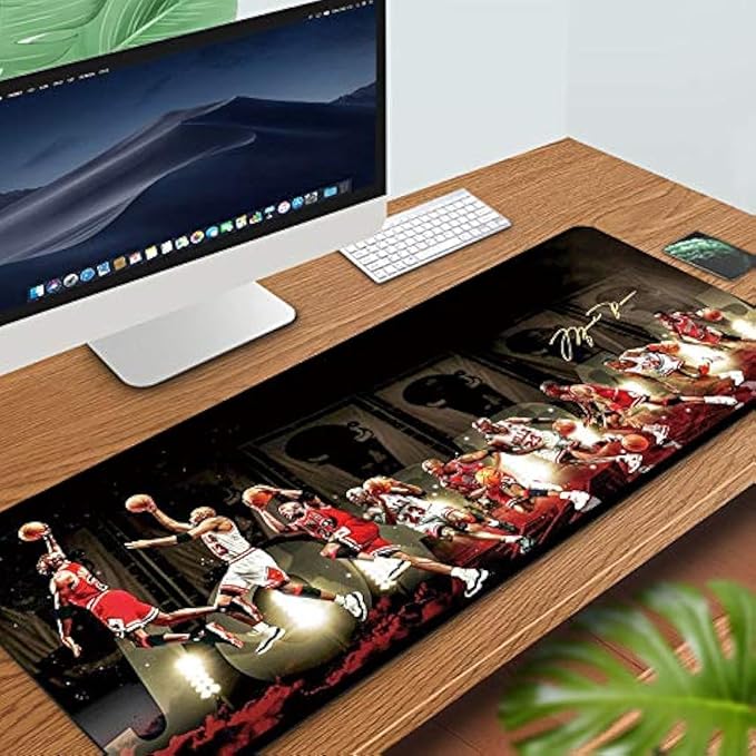 31.5x11.8 Inch Non-Slip Long Extended Large Gaming Mouse Pad with Stitched Edges XL Laptops Keyboard Mouse Mat