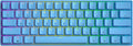 GK61 Mechanical Gaming Keyboard - 61 Keys Multi Color RGB Illuminated LED Backlit Wired Programmable for PC/Mac Gamer (Gateron Optical Red, Blue)