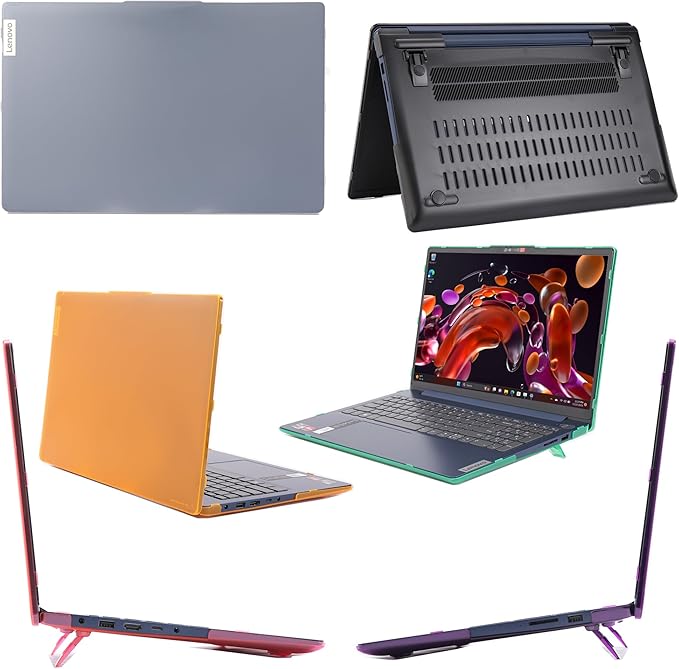 mCover Case Compatible ONLY for 2022-2024 15" Lenovo IdeaPad Slim 3 ｜ 3i 15ABR8 / 15AMN8 / 15IAH8 / 15IAN8 / 15IRH8 / 15IRU8 Windows Computers (NOT Fitting Any Other Lenovo Models)- Orange