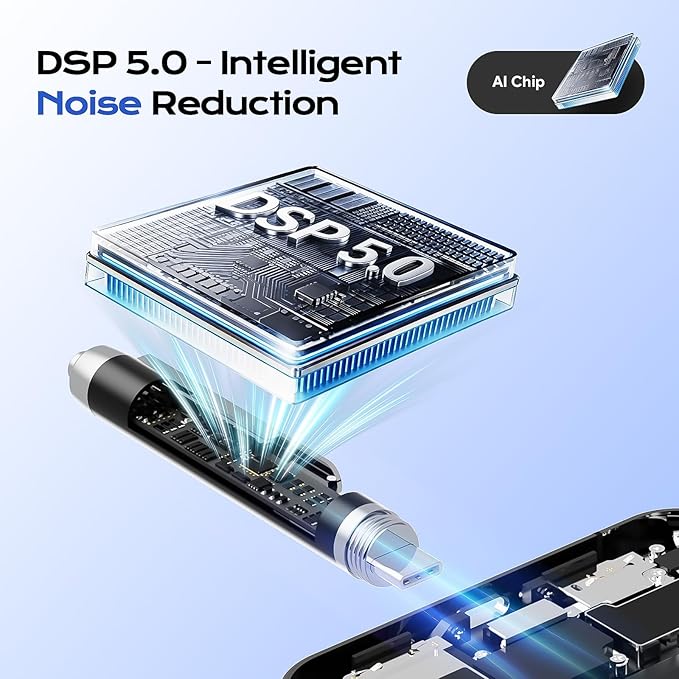 128GB Voice Activated Recorder Device - Qunifyed Digital Voice Recorder with AI Noise Reduction, Portable Recording Device for Meetings, Interviews, Lectures, Work