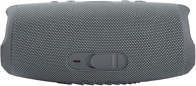 JBL CHARGE 5 - Portable Waterproof (IP67) Bluetooth Speaker with Powerbank USB Charge out, 20 hours playtime, JBL Partyboost (Grey)