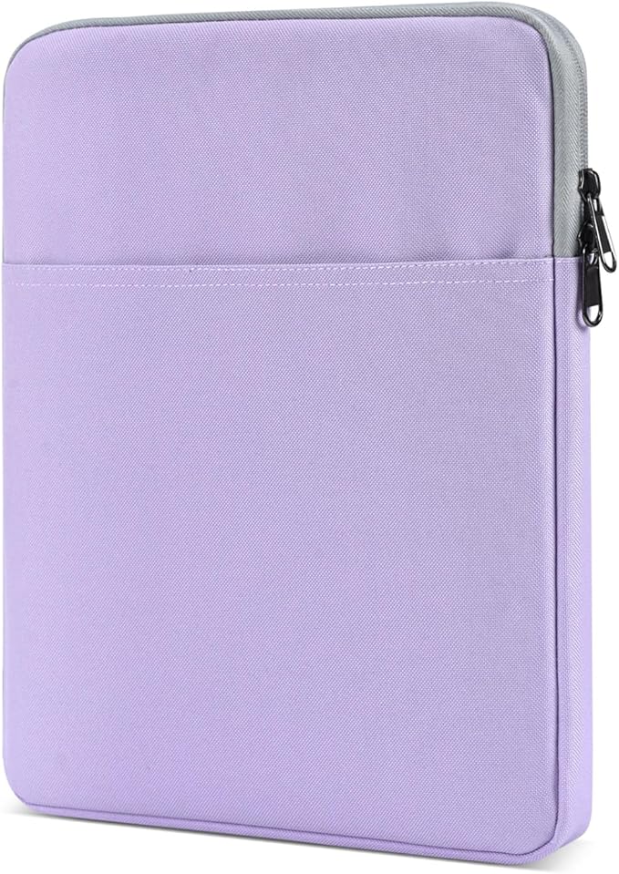 11 Inch Tablet Sleeve for iPad Pro M5 M4 & Air M4 M3 M2, iPad A16, Galaxy Tab A9+/ A9+ Plus, Air 5/4/3 Case Bag, Purple