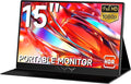 AYY Portable Monitor for Laptop 15 Inch, FHD 1080P USB-C HDMI Travel Monitor External for Computer, Second Display HDR IPS Gaming Monitor Extender for PC MAC Phone PS4/5 Xbox Switch, Built-in Speakers