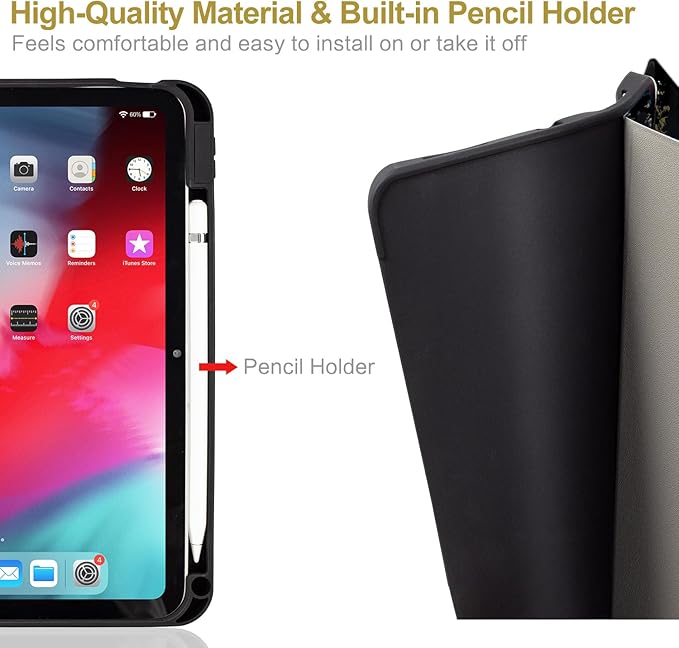 Lokigo for iPad 10th Generation Case 2022 10.9 inch/iPad 11th Generation Case (A16) 2025 11-inch, Protective Multi-Viewing Stand Cover (Support Touch ID, Auto Wake/Sleep), Mountain