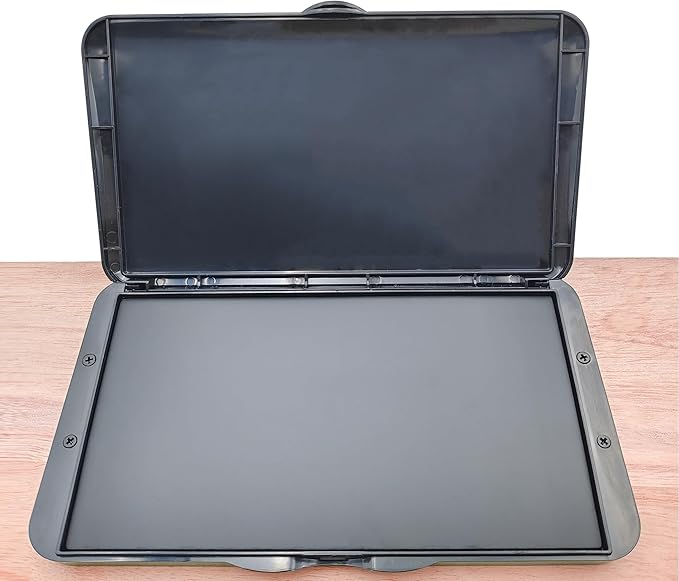 prismite Fingerprint Ink Pad, XL Size, 7 * 4 in, Black, FPP1