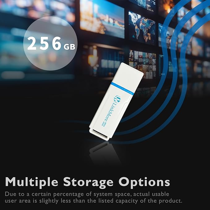 LinkMore NR34 256GB USB3.2/USB3.1 Flash Drive, Read Speed up to 120MB/s, Write Speed up to 60MB/s, USB Thumb Drive