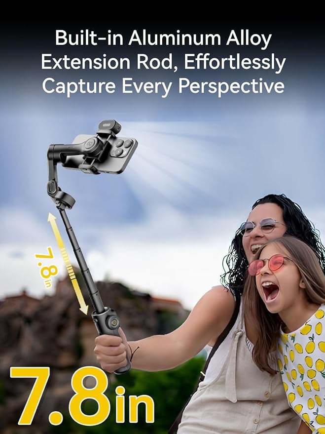 AOCHUAN 3-Axis Gimbal Stabilizer for Smartphone Smart X2 Black Kit & T20 Complete Tripod