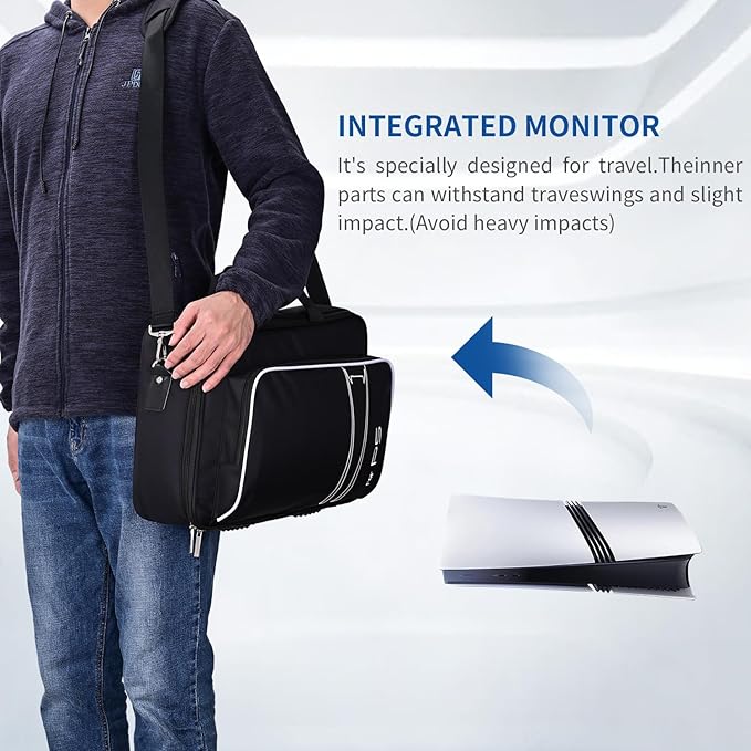 G-STORY 14" Inch IPS 4k 60Hz Portable Monitor Gaming Display Integrated with PS5 pro(not Included) 3840×2160 with 2 HDMI Ports,FreeSync,Built-in 2 of Multimedia Stereo Speaker