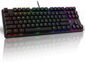 TECWARE Phantom 87 Key RGB Mechanical Gaming Keyboard | Outemu Brown Switch | 16.8M Color LED Lighting | 18 Pre-Set | Low Latency | N-Key Rollover | Software Customizable Keys | Wired USB Connection