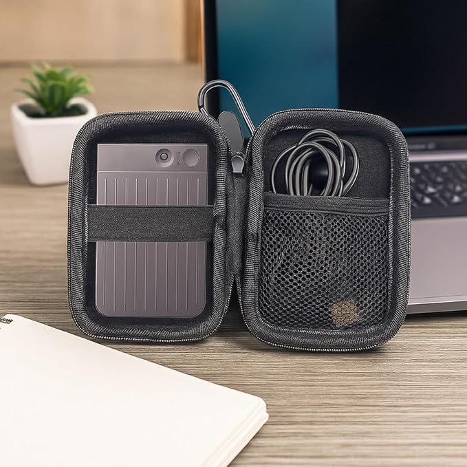 Hard EVA Carrying Case for PLAUD Note AI Voice Recorder, Compatible with PLAUD Recorder and Magnetic Protective Case, Travel Storage Box (Black)