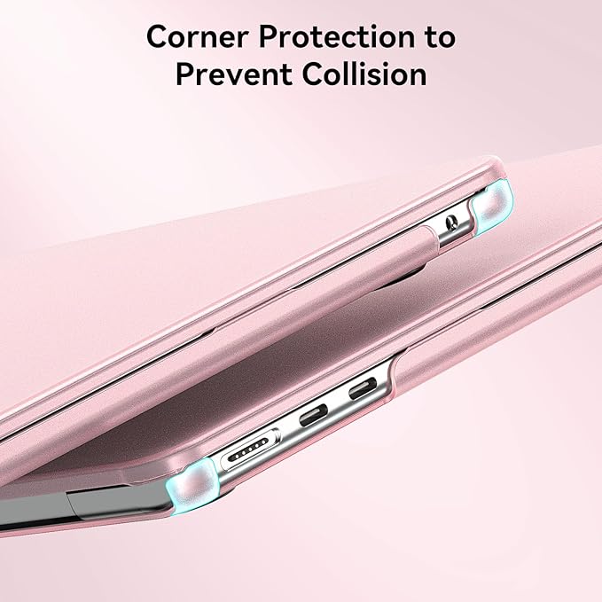 BlueSwan for MacBook Air 13 inch Case, M5 M4 M3 M2 2026-2022 A3449 A3240 A3113 A2681, Stylish Cute and Clean Looking, Scratch Resistant, Easy to Snap on, Air 13.6 Hard Shell Protective Laptop Cover