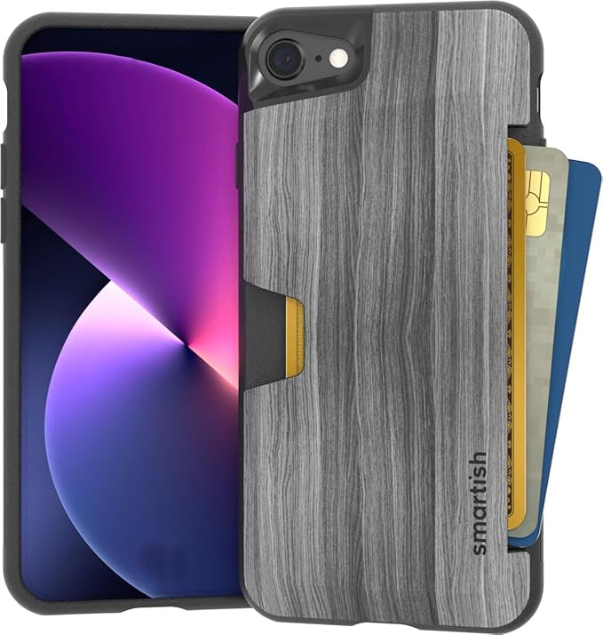 Smartish® iPhone 7/8 / SE Wallet Case - Wallet Slayer Vol. 1 [Slim + Protective] Credit Card Holder - Drop Tested Hidden Credit Card Slot Cover for Apple iPhone 7/8 / SE - Chef's Special