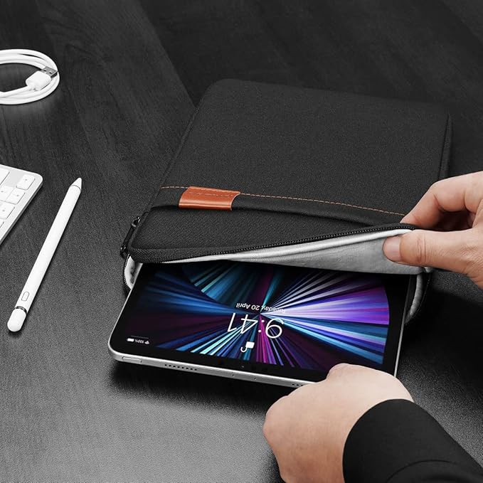 NIDOO Tablet Sleeve Bag for 10.2" 10.9" 11 inch iPad / 10.9" iPad Air Gen 4 5/11" iPad Air M2 M3 2025 /iPad Pro M4, 10 inch Laptop Carrying Case Vertical for 10.5" Surface Go 3/ Samsung Galaxy A8 S8