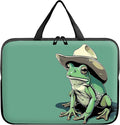 Universal Tablet Laptop Sleeve Case 10 inch, Green Frog Slim Carrying Case Durable Handbag Travel Laptop Bag for 7 to 10-inch Laptops/Notebook/Kids Tablet/ipad/eBook Readers
