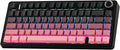 EPOMAKER X Aula F75 75% Wireless Gaming Keyboard, BT/2.4GHz/USB-C, Hot Swappable Creamy Mechanical Keyboard with 5-Layer Padding&Knob, NKRO, RGB (Black Pink, Reaper)
