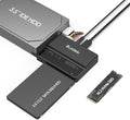 SUIDEK M.2 NVMe Adapter, USB 10 Gbps Hard Drive Reader Tool Free PCIe NVMe, SATA and IDE Adapter, M2 SSD Enclosure Supports (M Key&M+B Key) Any Sizes M.2 SSD, 2.5/3.5" SATA SSD HDD and 3.5" IDE HDD