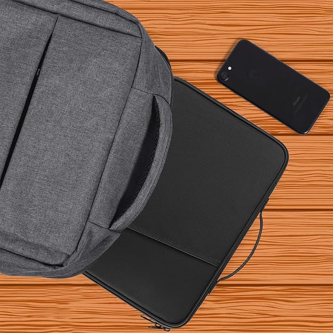 CAAORDKSO 12.9 Inch Tablet Sleeve Bag for iPad Pro 13-inch (M4) 2024, iPad Air 13-inch (M3/M2) 2025, iPad Pro 12.9-inch (6th/5th/4th/3rd Generation) with Magic Keyboard, Waterproof iPad Case Bag Black