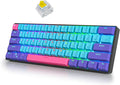 surmen 60% Wireless Gaming Keyboard 60 Percent RGB Backlit Hot-Swappable GT61 Mini Mechanical Keyboard Bluetooth Programmable (Gateron Yellow, Joker)