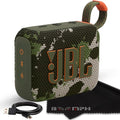 JBL Go 4 Portable Bluetooth Wireless Speaker, IP67 Waterproof and Dustproof Built-in Battery - Squad - Boomph's Comprehensive Ultimate Performance Cloth Solution for Your On-the-Go Sound Experience