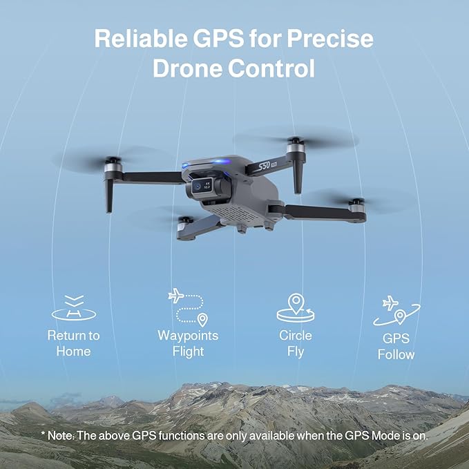 Ameta S50 Lite GPS Drones with 4K Camera with 1 Spare Battery