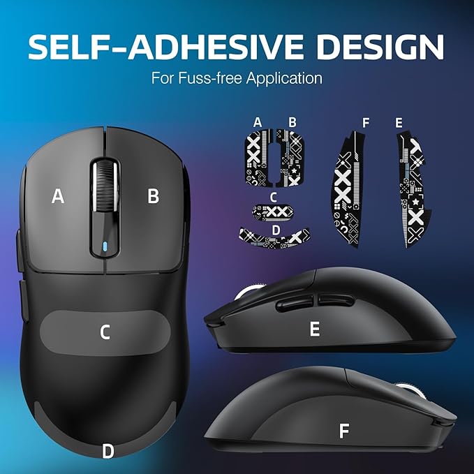 ATTACK SHARK X3PRO 4K/8K Lightweight Wireless Gaming Mouse with Tri-Mode(Wired/2.4GHz/BT),PAW3395 Optical Sensor,26K DPI,Kailh GM8.0 Switch,Long Battery,7 Buttons for PC/Laptop/Win/Mac(Black+Sticker)