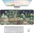 Cute Large Mouse Pad, Kawaii Extended Mouse Pad Desk Pad Easy Typing for Typing Office Game 35.4 x15.7 in - Kawaii Frog