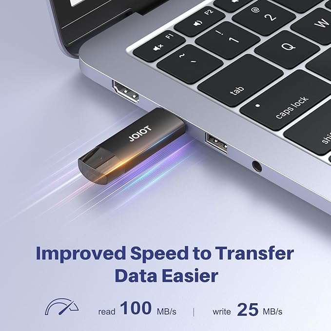 64GB USB C Flash Drive Dual USB 3.0 Flash Drive Type C + USB A Portable Type-C Flash Drive 2-in-1 USB-C Thumb Drive for Smartphone Tablet Computer Mac iPhone 16/17 Black