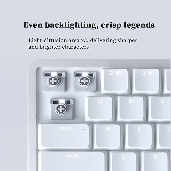 LOFREE Flow2 Low-Profile Mechanical Keyboard, CNC Aluminum Body with Gasket Mount, Tri-Mode Wireless, Hot-Swappable & VIA Compatible, Side Touch Bar, for Mac/Windows (Space Gray, 84 Keys)
