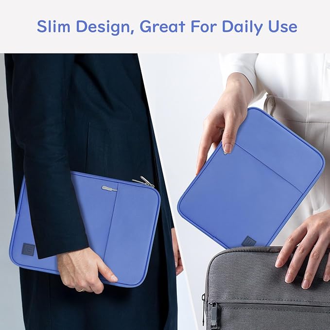 Dadanism 9-11 Inch Tablet Sleeve Padded Carrying Case for iPad (A16) 11th Gen 11", iPad 10th Gen 10.9", iPad Air M4/Pro M5 11", iPad Air 5/4, iPad 9/8/7th Gen, Galaxy Tab A11+ Plus 11", Periwinkle