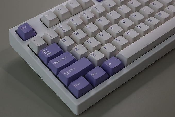 NJ80-AP Wireless Mechanical Keyboard with Knob Bluetooth 5.0/2.4G/Wired Connection 75% Hot Swappable Custom RGB Programmable Gaming Keyboard with PBT Keycap for Win Mac