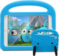 Kids Case for 7.9" iPad mini 5/Mini 4/Mini 3/Mini 2/Mini 1, Friendly Silicone Shockproof Cover with Handle Kickstand for Apple iPad mini 5th (2019), Mini 4th/ 3rd/ 2nd/1st Generation, Blue