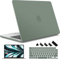 May Chen Case for MacBook Air 13/13.6-inch (M5/M4/M3/M2, 2022-2026 Models A3449 A3240 A3113 A2681), Lightweight | Closes Seamlessly | Ideal for Work Hard Shell Case, Midnight Green
