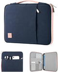 Dadanism 9-11" Tablet Sleeve Padded Carrying Case with Handle for iPad A16 11", iPad 10th Gen/Air5/4 10.9", iPad Air M4/Pro M5 11", iPad 9/8/7th Gen 10.2", Galaxy Tab A11+ 11", Remarkable 2, Indigo