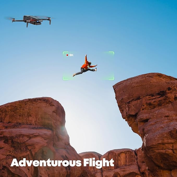 Bwine F7MINI 4K Video 8K Photo Drones with Camera for Adults, 3-Axis Gimbal EIS, 249g FAA-exempt, Over 6KM Transmission, AI GPS Smart Return, Follow, Waypoint, Orbit Fly, Better for Beginner 32Mins
