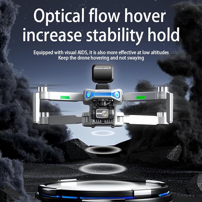 Drones with camera for Adults 4K,3-Axis Gimbal, Drone with 5.5-Inch Large Screen on Remote Controller 64GB memory card, Foldable GPS Drone with Brushless Motor,Auto Return ,Radar Automatic Obstacle Avoidance，90 Min Flight Time, Carrying Backpack for Tr...