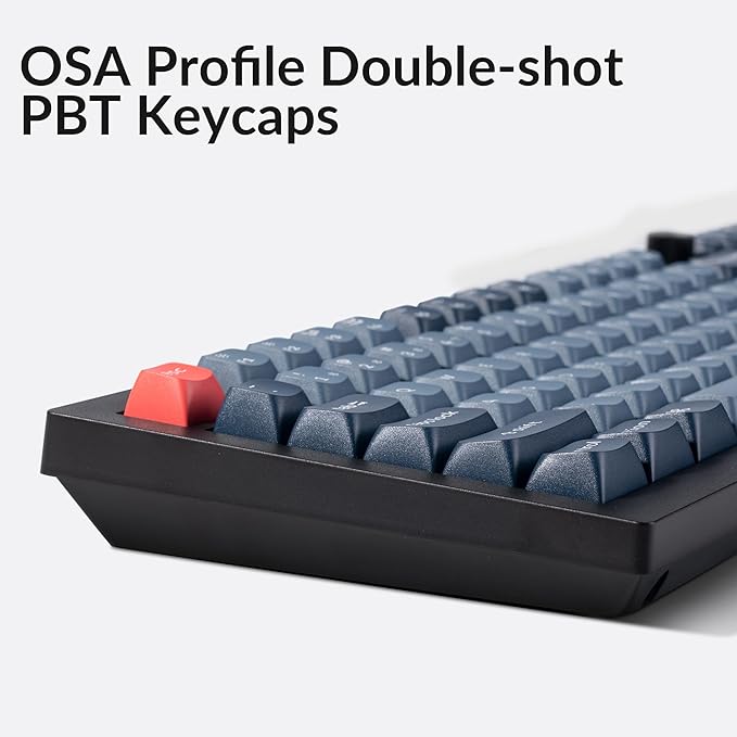 Keychron V3 Max TKL Wireless Mechanical Keyboard, QMK/VIA RGB Bluetooth/2.4 GHz/Wired, 87 Keys Hot-Swappable with Gateron Banana Switch, Compatible with Mac Windows Linux
