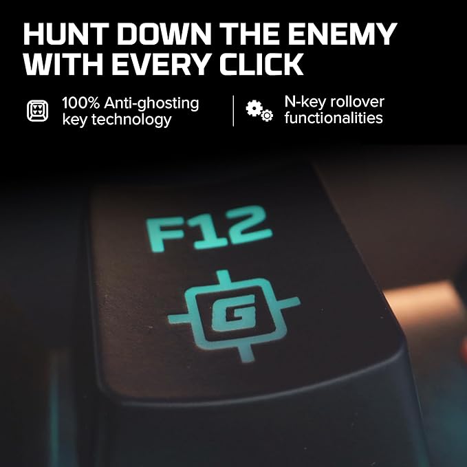 HyperX Alloy Origins - Mechanical Gaming Keyboard, Software-Controlled Light & Macro Customization, Compact Form Factor, RGB LED Backlit - Tactile HyperX Aqua Switch,Black
