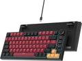 75% Gasket Mount Mechanical Keyboard - Wired, Custom Hot Swappable, RGB Backlit TKL Keyboard for PC & Laptop Gamers (Red Samurai)