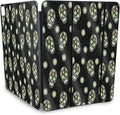 Glossy Glitter Skin Compatible with Apple Smart Folio for iPad Pro 13-inch (M4/M5) 2025 - Nighttime Skulls - Premium 3M Vinyl Protective Decal Cover - Easy to Apply | Crafted in The USA by MightySkins