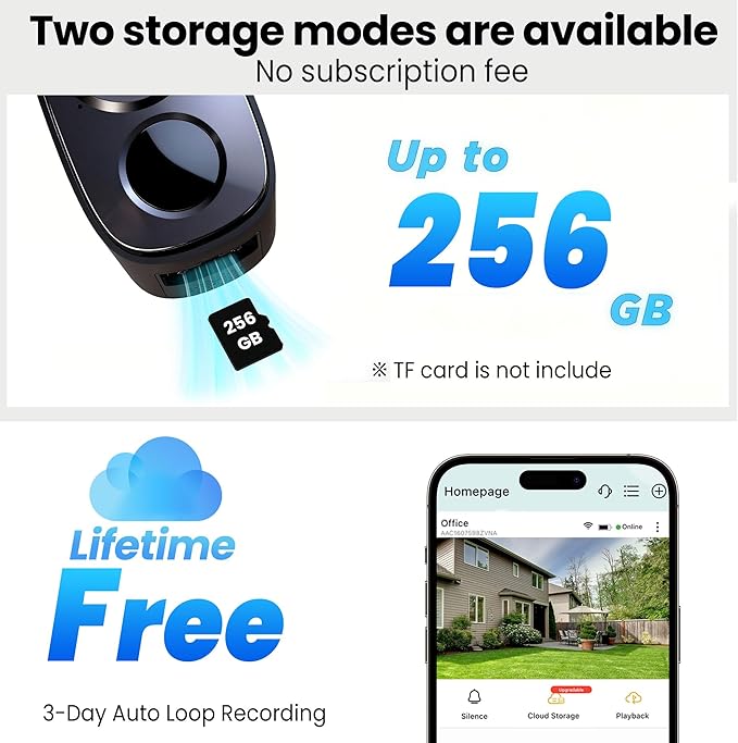realhide 2026 Upgraded 2K Wireless Outdoor Security Cameras with Solar Panels, Free Cloud Storage, AI Motion Detection, Spotlight & Siren Alarm, 2-Way Talk, IP66 Waterproof