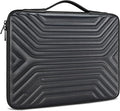 DOMISO 17.3-18 Inch Laptop Sleeve Case,Shockproof Waterproof Soft EVA Protective Bag Compatible for ASUS ROG Zephyrus S17/MSI Stealth/Razer Blade/Acer, Black