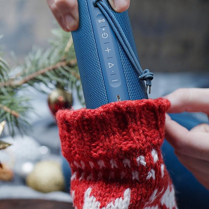 MIATONE Bluetooth Speakers 36W TWS Portable Speaker with Stereo Sound Bass, Bluetooth 5.3 Wireless USB Type C Outdoor, 5000mAh 24H Playtime IPX7 for Present, Boy Friend Gifts for him (Blue)