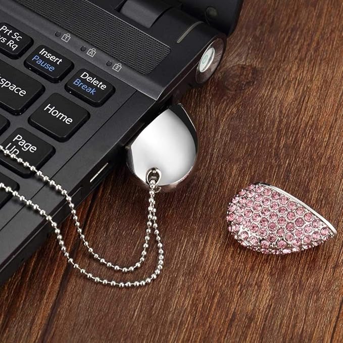 USB Flash Drive, 8GB / 16GB / 32GB / 64GB USB2.0 USB Memory Stick Date Storage Pendrive Thumb Drives(64GB,Pink)